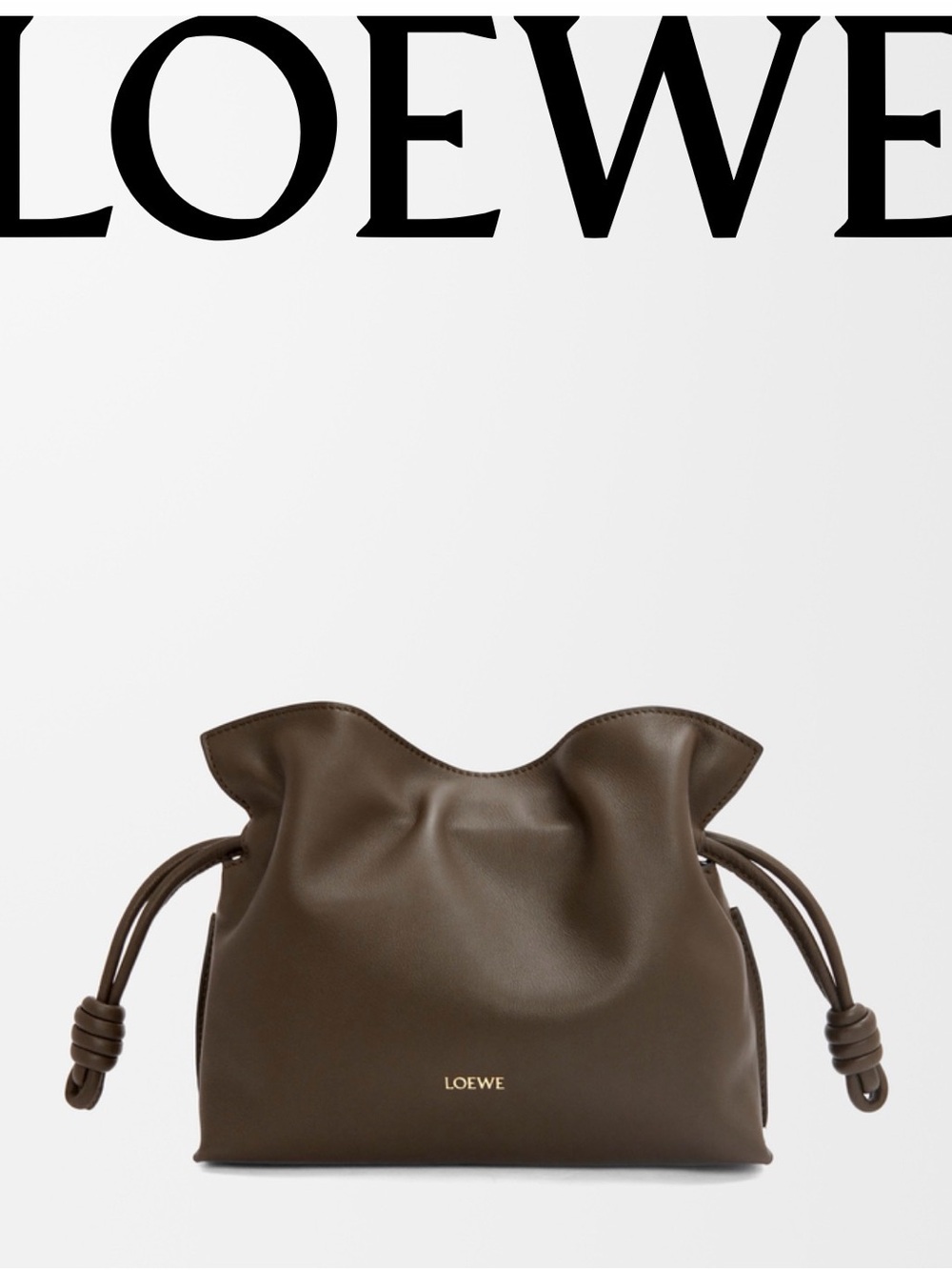 LOEWE Mini Flamenco in nappa calfskin leather